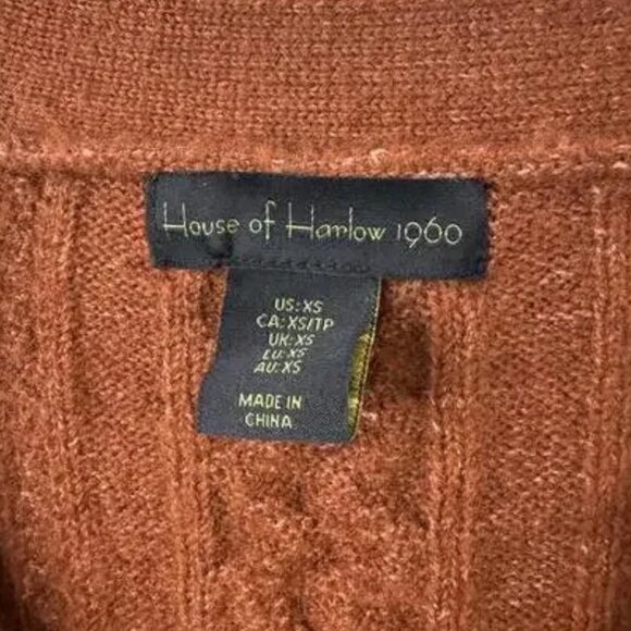 House of Harlow 1960 Cable Knit Cardigan and Matching Tank Set - Size - XS - Picture 5 of 6